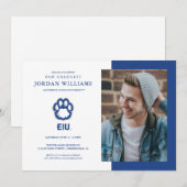 Eastern Illinois Panthers Paw Print & EIU Ankündigung (Vorne/Hinten)