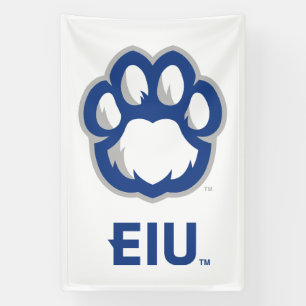 Eastern Illinois Panthers Paw Print & EIU Banner