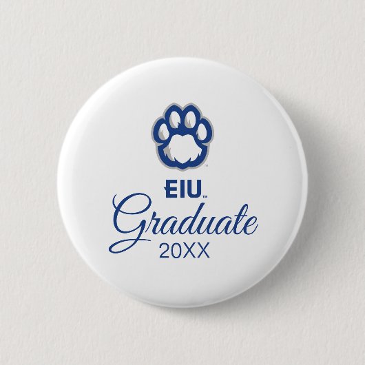 Eastern Illinois Panthers Paw Print & EIU Button (Vorderseite)