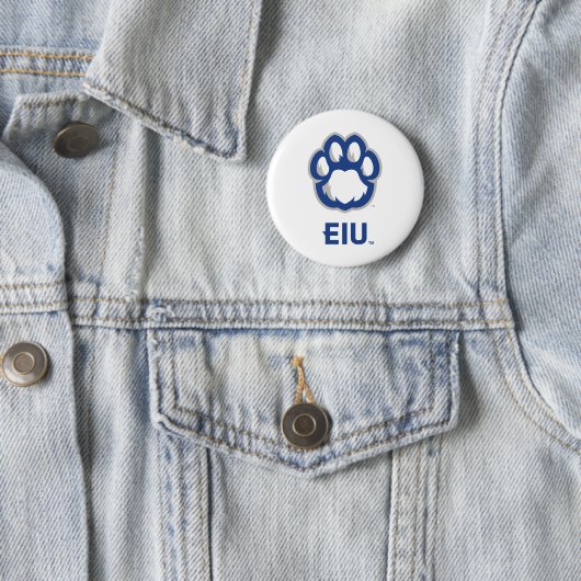 Eastern Illinois Panthers Paw Print & EIU Button (Beispiel)