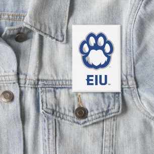 Eastern Illinois Panthers Paw Print & EIU Button