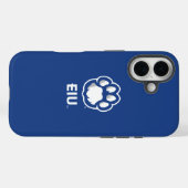 Eastern Illinois Panthers Paw Print & EIU Case-Mate iPhone Hülle (Rückseite (Horizontal))