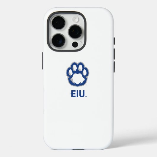 Eastern Illinois Panthers Paw Print & EIU Case-Mate iPhone Hülle (Rückseite)