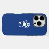 Eastern Illinois Panthers Paw Print & EIU Case-Mate iPhone Hülle (Rückseite (Horizontal))