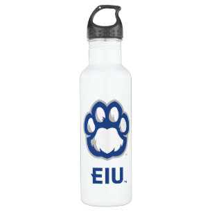 Eastern Illinois Panthers Paw Print & EIU Edelstahlflasche