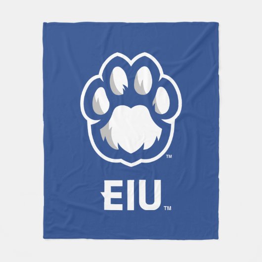 Eastern Illinois Panthers Paw Print & EIU Fleecedecke (Vorderseite)