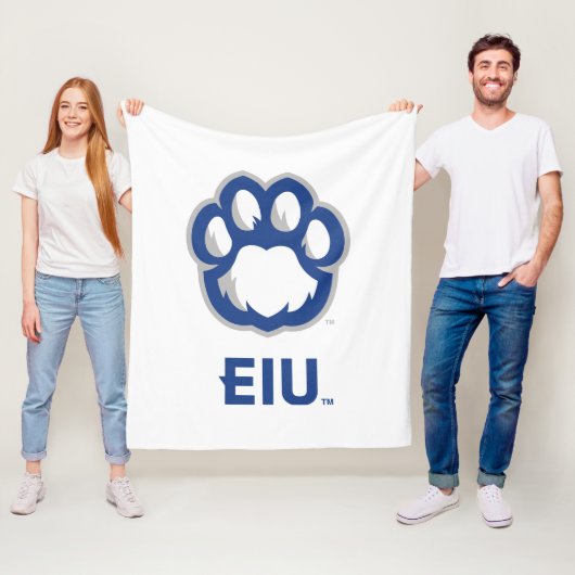 Eastern Illinois Panthers Paw Print & EIU Fleecedecke (Beispiel)