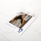 Eastern Illinois Panthers Paw Print & EIU Folieneinladung (Gedreht)