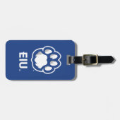 Eastern Illinois Panthers Paw Print & EIU Gepäckanhänger (Vorderseite horizontal)