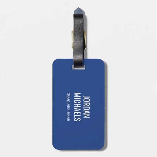 Eastern Illinois Panthers Paw Print & EIU Gepäckanhänger (Rückseite vertikal)