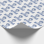 Eastern Illinois Panthers Paw Print & EIU Geschenkpapier (Ecke)