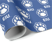 Eastern Illinois Panthers Paw Print & EIU Geschenkpapier (Rolleneckpunkt)