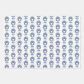 Eastern Illinois Panthers Paw Print & EIU Geschenkpapier Set (Vorderseite 3)