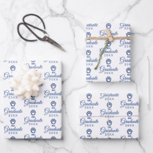 Eastern Illinois Panthers Paw Print & EIU Geschenkpapier Set