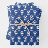 Eastern Illinois Panthers Paw Print & EIU Geschenkpapier Set (Beispiel)