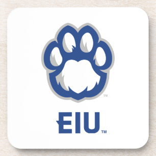 Eastern Illinois Panthers Paw Print & EIU Getränkeuntersetzer