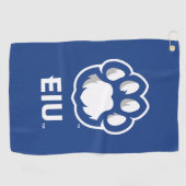 Eastern Illinois Panthers Paw Print & EIU Golfhandtuch (Horizontal)