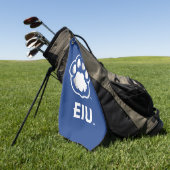 Eastern Illinois Panthers Paw Print & EIU Golfhandtuch (Gras)