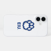 Eastern Illinois Panthers Paw Print & EIU iPhone 16 Hülle (Rückseite (Horizontal))