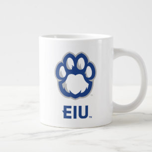Eastern Illinois Panthers Paw Print & EIU Jumbo-Tasse