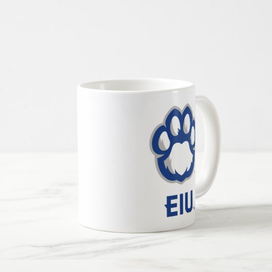 Eastern Illinois Panthers Paw Print & EIU Kaffeetasse (VorderseiteRechts)