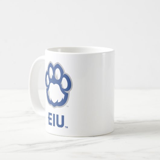 Eastern Illinois Panthers Paw Print & EIU Kaffeetasse (Vorderseite Links)