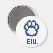 Eastern Illinois Panthers Paw Print & EIU Magnet (Vorderseite/Rückseite)