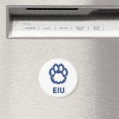Eastern Illinois Panthers Paw Print & EIU Magnet (In Situ (Geschirrspüler))