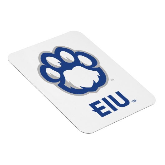 Eastern Illinois Panthers Paw Print & EIU Magnet (Rechte Seite)