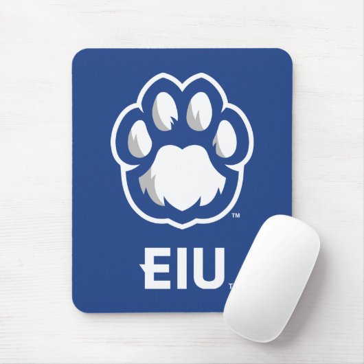 Eastern Illinois Panthers Paw Print & EIU Mousepad (Mit Mouse)