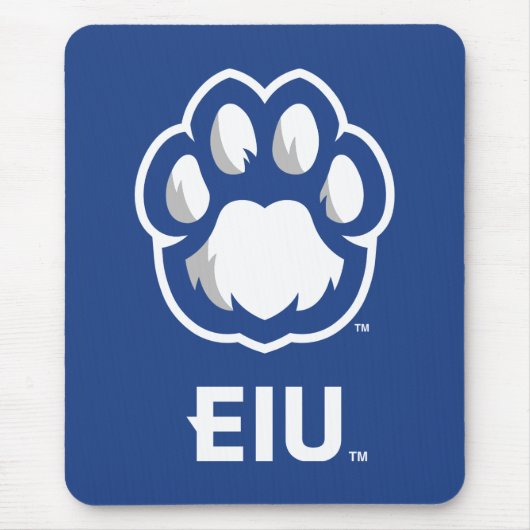 Eastern Illinois Panthers Paw Print & EIU Mousepad (Vorne)