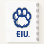 Eastern Illinois Panthers Paw Print & EIU Notizblock (Rückseite)