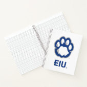 Eastern Illinois Panthers Paw Print & EIU Notizblock (Innenseite)