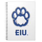 Eastern Illinois Panthers Paw Print & EIU Notizblock (Vorderseite)