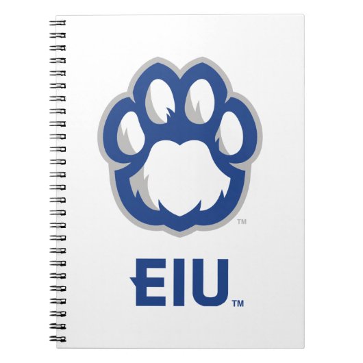 Eastern Illinois Panthers Paw Print & EIU Notizblock (Vorderseite)