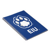 Eastern Illinois Panthers Paw Print & EIU Notizblock (Rechte Seite)