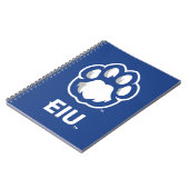 Eastern Illinois Panthers Paw Print & EIU Notizblock (Linke Seite)