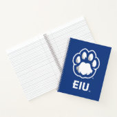 Eastern Illinois Panthers Paw Print & EIU Notizblock (Innenseite)