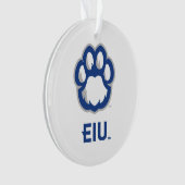 Eastern Illinois Panthers Paw Print & EIU Ornament (Vorderseite)