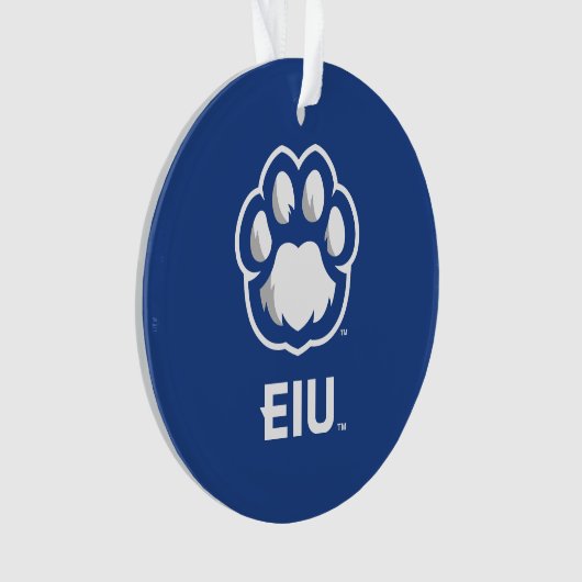 Eastern Illinois Panthers Paw Print & EIU Ornament (Vorderseite)