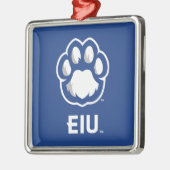 Eastern Illinois Panthers Paw Print & EIU Ornament Aus Metall (Links)