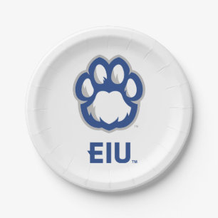 Eastern Illinois Panthers Paw Print & EIU Pappteller