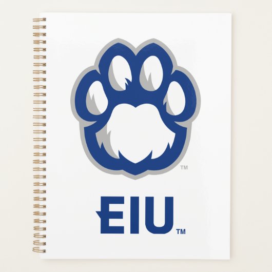 Eastern Illinois Panthers Paw Print & EIU Planer (Vorderseite)
