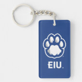 Eastern Illinois Panthers Paw Print & EIU Schlüsselanhänger (Vorderseite)