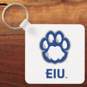 Eastern Illinois Panthers Paw Print & EIU Schlüsselanhänger (Vorderseite)