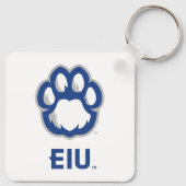 Eastern Illinois Panthers Paw Print & EIU Schlüsselanhänger (Rückseite)