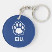 Eastern Illinois Panthers Paw Print & EIU Schlüsselanhänger (Rückseite)