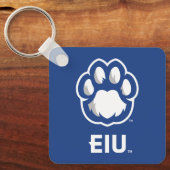Eastern Illinois Panthers Paw Print & EIU Schlüsselanhänger (Vorderseite)