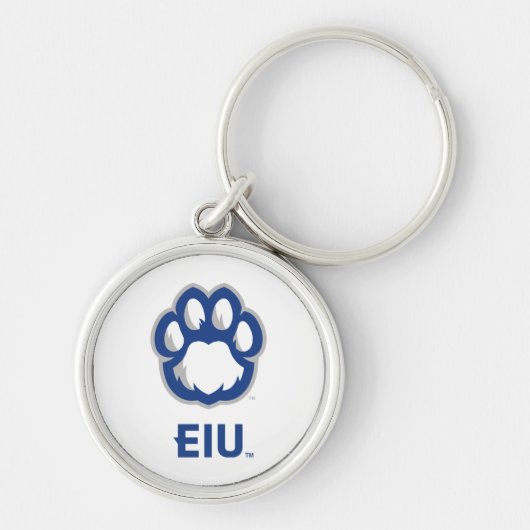 Eastern Illinois Panthers Paw Print & EIU Schlüsselanhänger (Vorne)