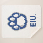 Eastern Illinois Panthers Paw Print & EIU Sherpadecke (Vorderseite (Horizontal))